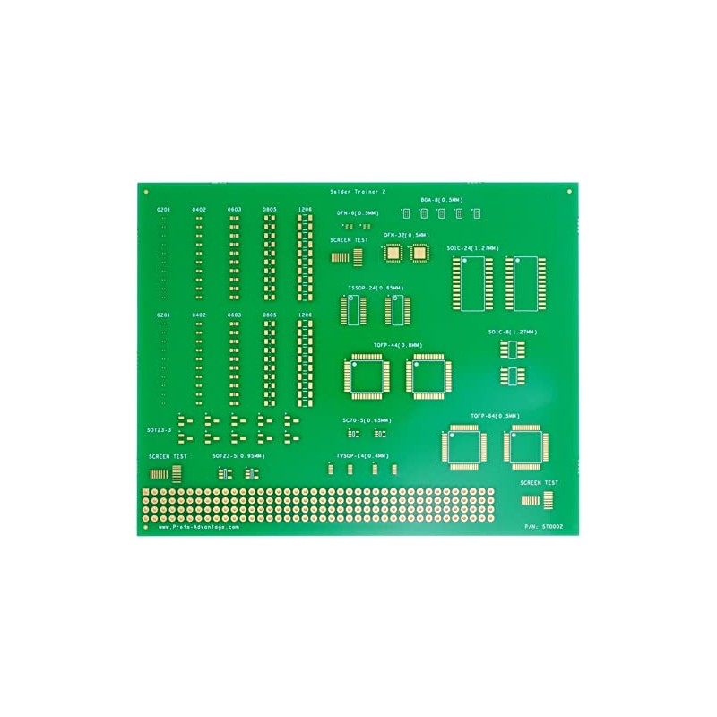 Proto-Advantage ST0002 Surface Mount Soldering Practice Kit (with 135 SMD