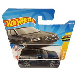 Hot Wheels - Volvo 850 Estate - HW Wagons 2/5 - HCX36 - Short Card - Black - Ryu's Rides - Mattel 2022