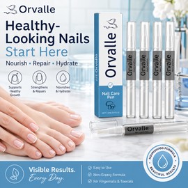 4-Pack Nail Repair Serum Pens for Toenail Care – Moisturizing Nail Nutrient Pens for Daily Grooming