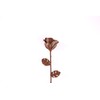 Wrought Iron Eternal Rose - Hand Forged (Brown)