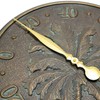 BestNest Whitehall Palm Tree Clock & Thermometer Set, Bronze Verdi,