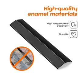 Grill Replacement Parts for Oklahoma Joe's Longhorn Combo 3-Burner, Grill Parts for Charcoal/Gas Smoker, Heat Plate Shield 1767017 1767054 12201767 Grill,Burner Tube & Crossover Tubes for Oklahoma Joe