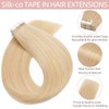 20 + 40 Pieces Real Hair Tape Extensions