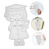 DOITOOL Graduation Themed Cutting Die Embossing Folder for Card Making