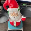Christmas Santa Snowman Plate Resin Snack Tray Christmas Figurine Snacks