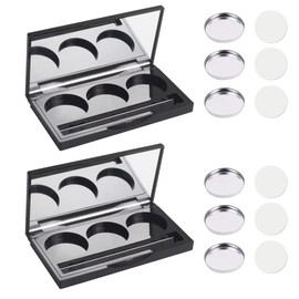 Makeup Palette, Eyeshadow Box, Round Shape, Palette Pan Storage, Eyeshadow Case, Empty, Eyeshadow Palette, Lip Balm Container, Handmade Cosmetics, Eyeshadow, Empty Case, DIY Lip Palette, Handmade