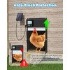 Automatic Chicken Coop Door Solar Powered, WiFi Automatic Chicken Door