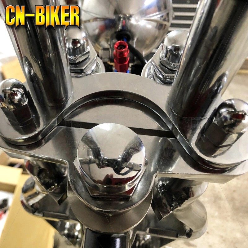 CNBIKER Springer Riser Handlebar Tree Adapter Converter 4.75" to 3.5"