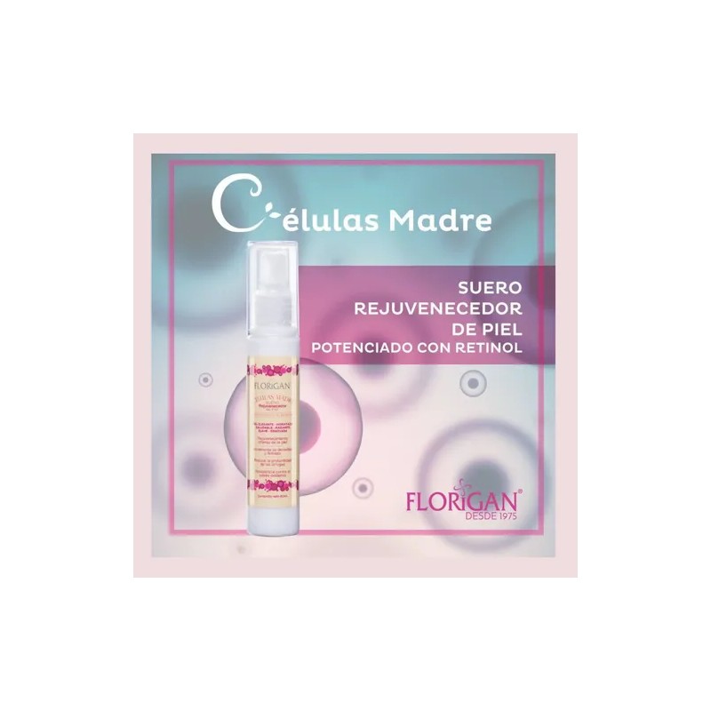 Células Madre Suero Rejuvenecedor Florigan® 60ml. 2 Piezas