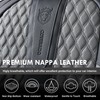 Coverado Leather Seat Covers for Car, Waterproof Front Car Seat