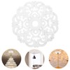 Homoyoyo Ceiling White PU Round Ceiling Cover Lighting Ceiling Ring
