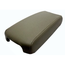 RedlineGoods Armlehnebedeckung kompatibel mit Nissan Altima 2013-18. Maßgeschneidert - nicht universell. Echtes Top Qualitat Italienisches Leder. Schwarz mit Schwarzem Faden