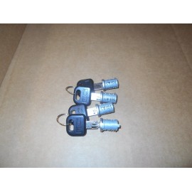 FIC *SET OF TWO FIC REPLACEMENT DUAL CYLINDERS WITH KEYS CW404 RV LOCK
