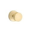 EMTEK Disk Rosette Privacy Set with Matching Finish Round Knob