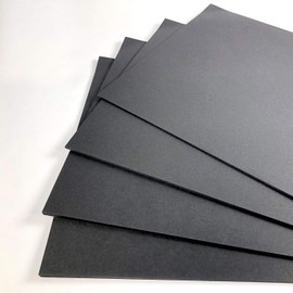 A4 Black Card 50 Sheets 160gsm Black Coloured A4 Printer Photocopier Coloured Card Sheets