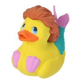 Wild Republic Rubber Duck Mermaid Rubber Duck Bath Gifts for Kids Squeaky Duck Bath Toy for Babies Rubber Duck Funny Collectable Bath Duck 10cm