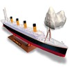 12" Prebuilt Display Model Ship with Stand (RMS Titanic- Collectors