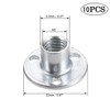 T-Nuts Brad Hole Furniture Hardware Flange Insert Female Screw Carbon