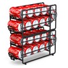 Canyave Soda Can Organizer Storage Rack, 2 Pack Stackable Beverage