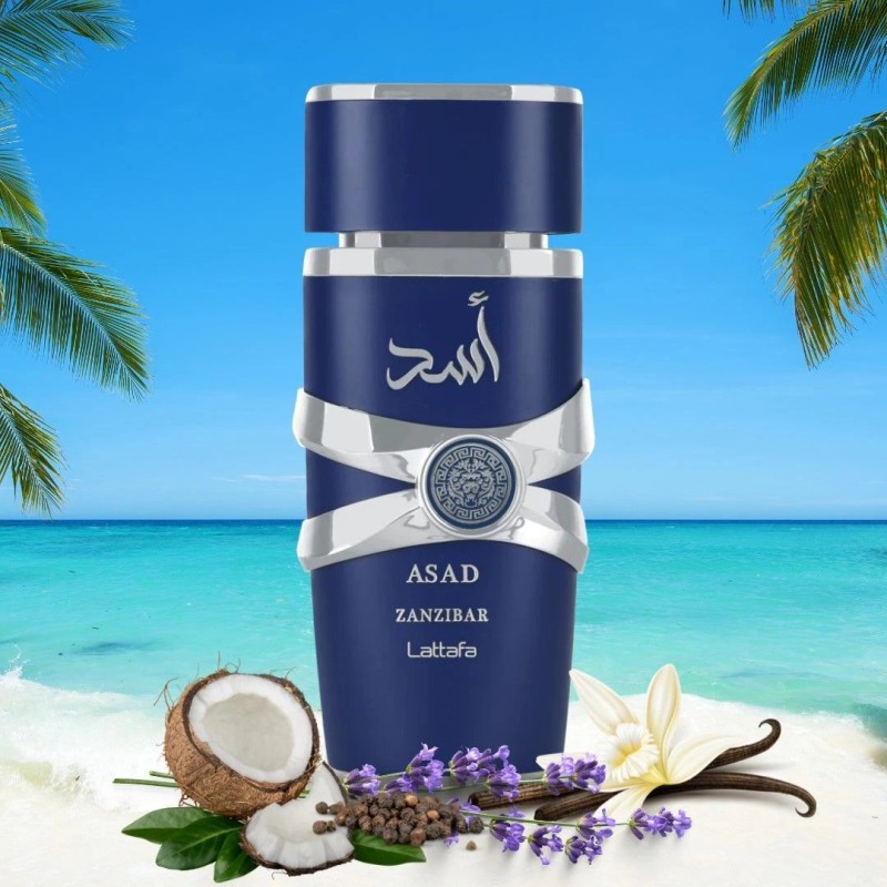 Lattafa Asad & Asad Zanzibar EDP Sprays 100ML (3.4 OZ)
