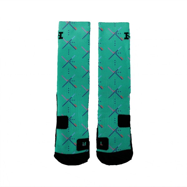 HoopSwagg PDX Carpet Custom Socks Medium