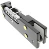 PrimeMatik - Door patch fitting. Lower corner hinge in aluminum