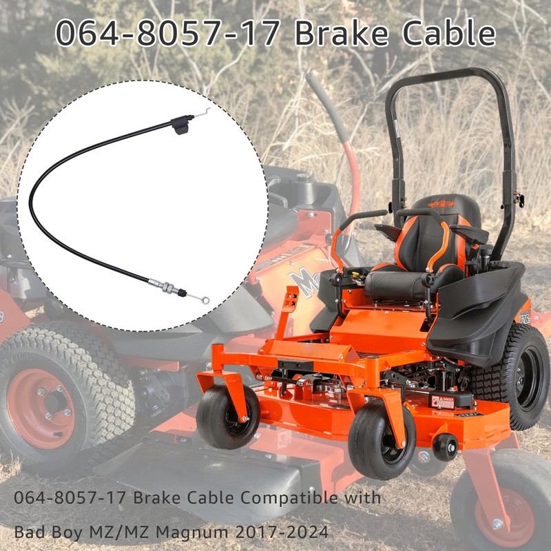 LCMLA 064‑8057‑17 Brake Cable Compatible with Bad Boy MZ/MZ Magnum