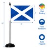 ANLEY Scotland Deluxe Desk Flag Set - 6 x 4