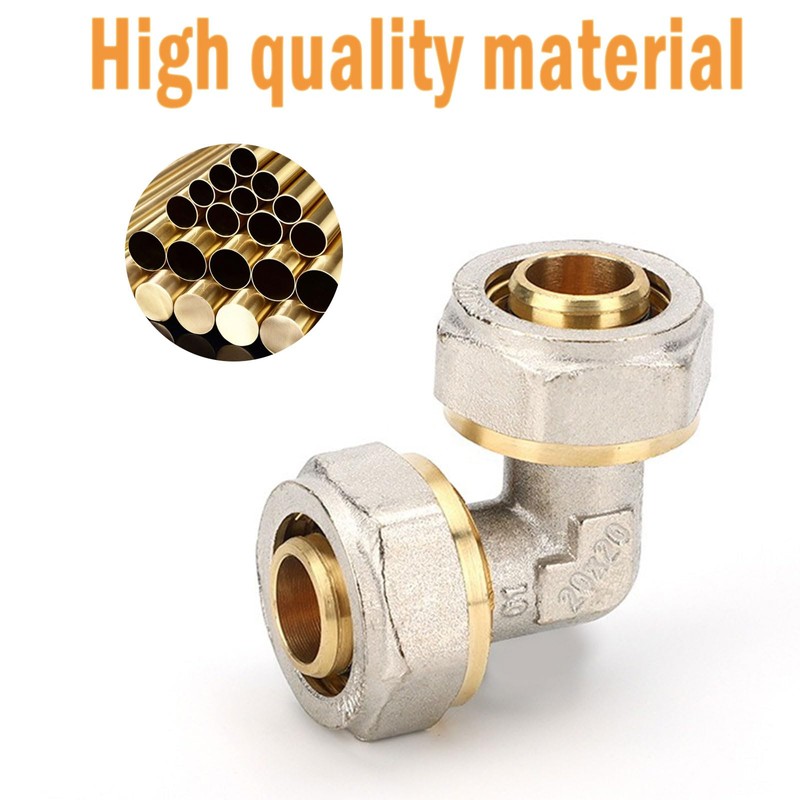 Pack of 2 90° Screw Fitting Angle for Diameter 16