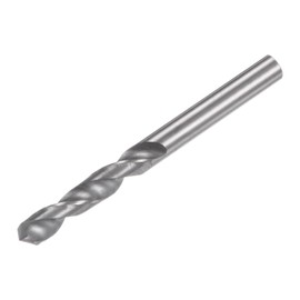 QUARKZMAN Solid Carbide Drill Bit 3.5mm (.138") YG6X/C3 Micro Grain Tungsten Carbide Twist Drill Bit with Straight Shank for Drilling Stainless Steel, Aluminum, Metal and Plastic