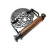 Antique Iron Toilet Roll Holder 'New York City' 150mm