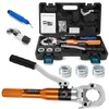 Copper Pipe Crimping Tool - with 1/2", 3/4", 1" Jaws,