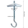 NAMYEUT 30 PCS M5 Plasterboard Ceiling Hook, Carbon Steel Wing