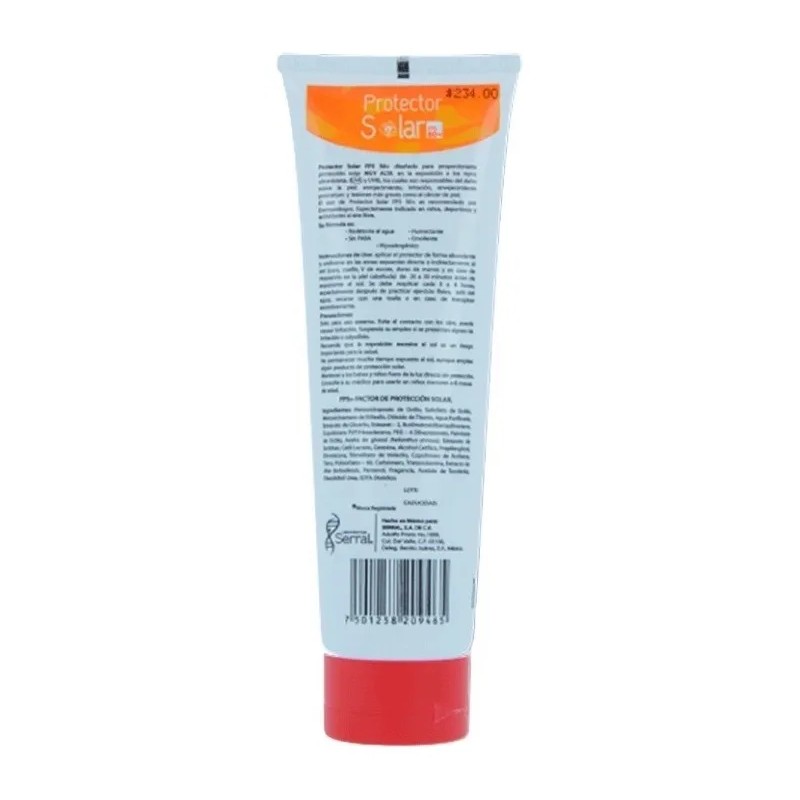 Protector Solar Facial Corporal Fps Uva Uvb Serral 125g