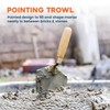 Pointing Trowel Bricklaying | 11'' Brick Trowel with Carbon Steel