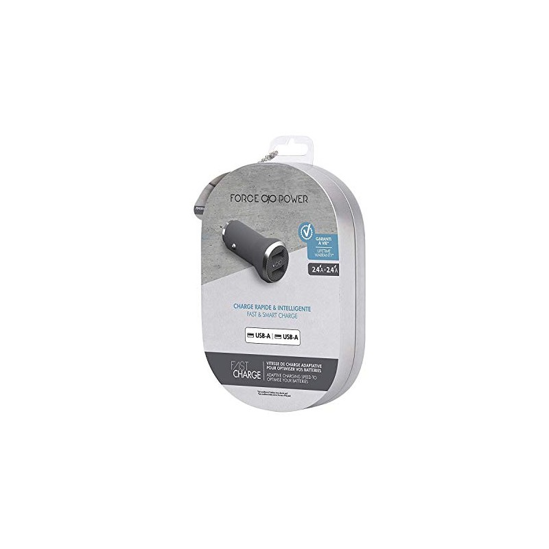 BigBen Connected Car Charger with 2 USB Ports 4.8A