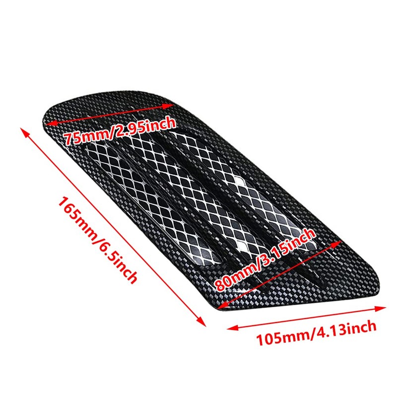 KACEPAR Exterior Car Air Flow Fender Side Vent Decoration Sticker,