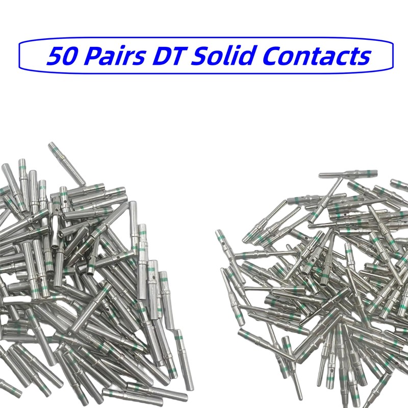 240PCS Deutsch Solid Contacts, Contact Sizes 12 16 20 Male