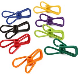 Yueton Pack of 30 Multi-purpose Clothesline Utility Clips, Steel Wire Clips by Blovess