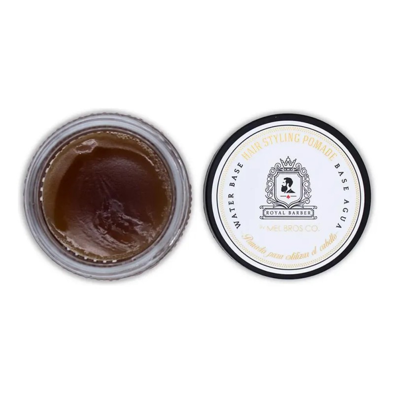 Mel Bros Co. Pomada Royal Base De Agua Extra Fijación