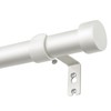 KAMANINA White Curtain Rod 32 to 144 Inch (2.6-12 Feet),
