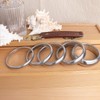 Frigotine Chunky Silver Snake Chain Bangle Bracelet for Woman, Stainless