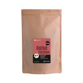 Wohltuer Bio Dulseflocken 100g - aus fairem Handel und nachhaltigem, zertifizierter Wildsammlung - Dulse Algen Bio, Lappentang Bio getrocknet - Aus dem Atlantik