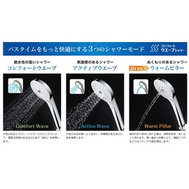 TOTO THYC69C Shower Head Comfort Wave Shower (3 Modes)