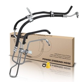 A-Premium Power Steering Pressure & Return Hoses Line Assembly Compatible with Toyota Tacoma 2005-2019, 2.7L 4WD, with O-ring & Washer, Rack/Gear's Ports (Inlet and Outlet)