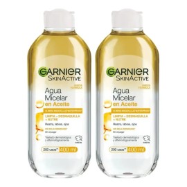 Pack X2 Agua Micelar En Aceite 400mL Garnier Skin Active