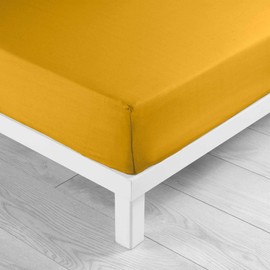 douceur d'intérieur, Fitted Sheet (140 x 190 cm) Lina Curry, 100% Cotton