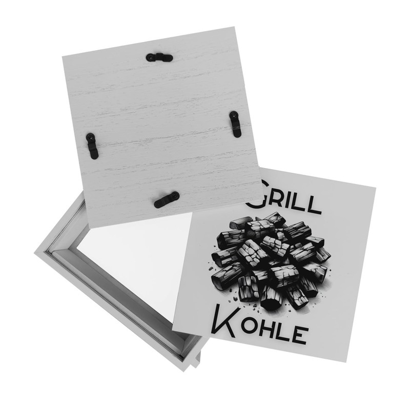 Charcoal Frame Wooden Money Box Perfect for BBQ Fans Barbecue
