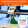 60 Pieces 3D Printer Nozzle Cleaning Kit,Stainless Steel Nozzle Cleaning