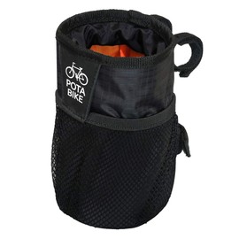 POTA BIKE Handle Center Pouch for Brompton Drink Holder / Accessory Box (Black)